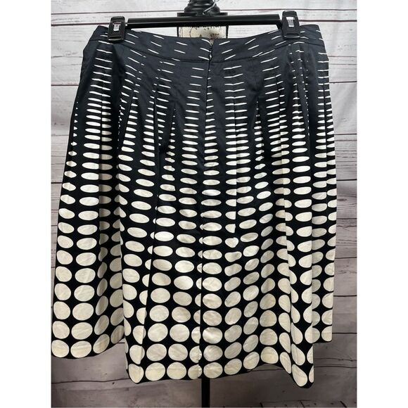 Talbots 6P black skirt with‎ white polka dots - 2519 - Picture 1 of 3